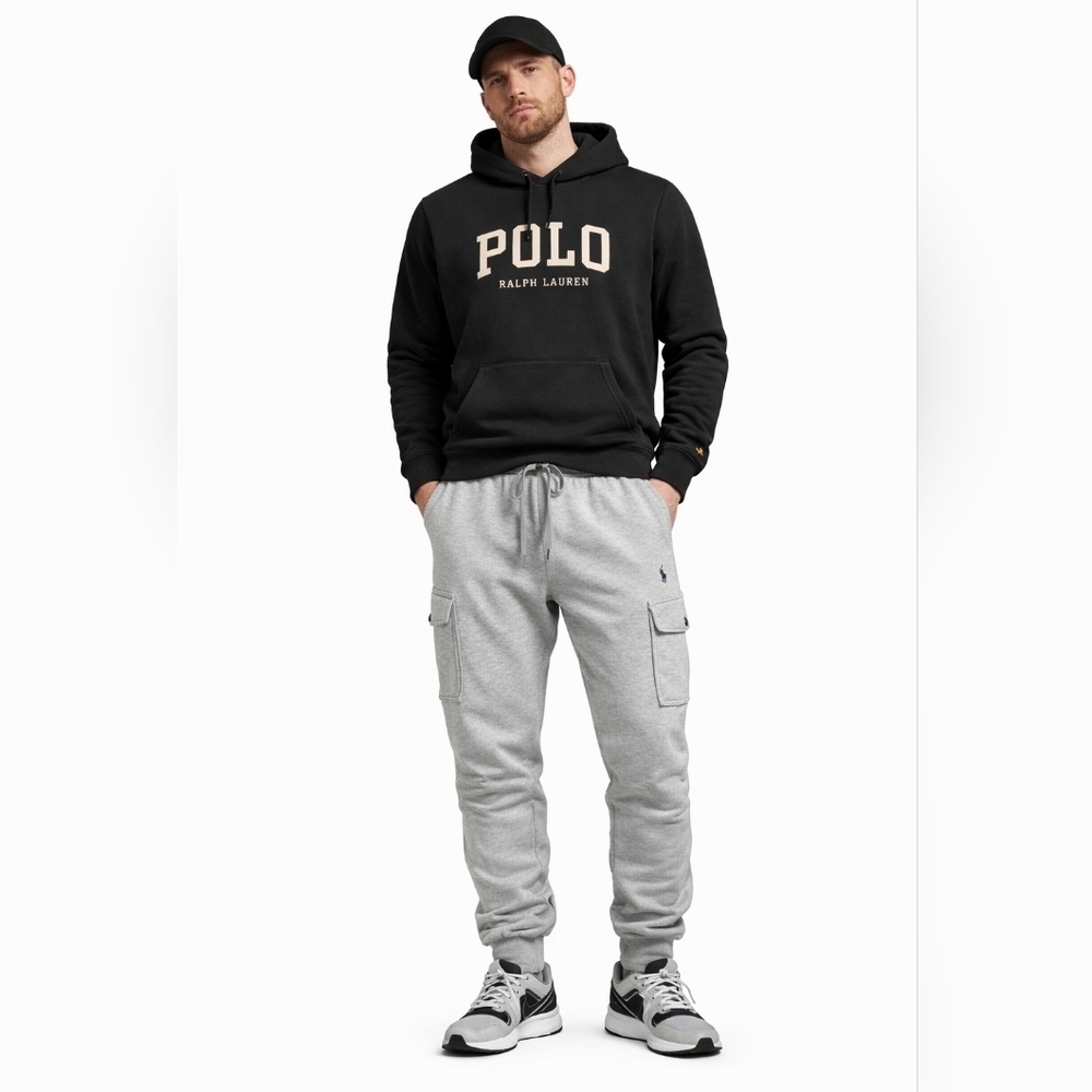 Polo Ralph Lauren men's double-knit cargo jogger sweatpants - Picture 3 of 3